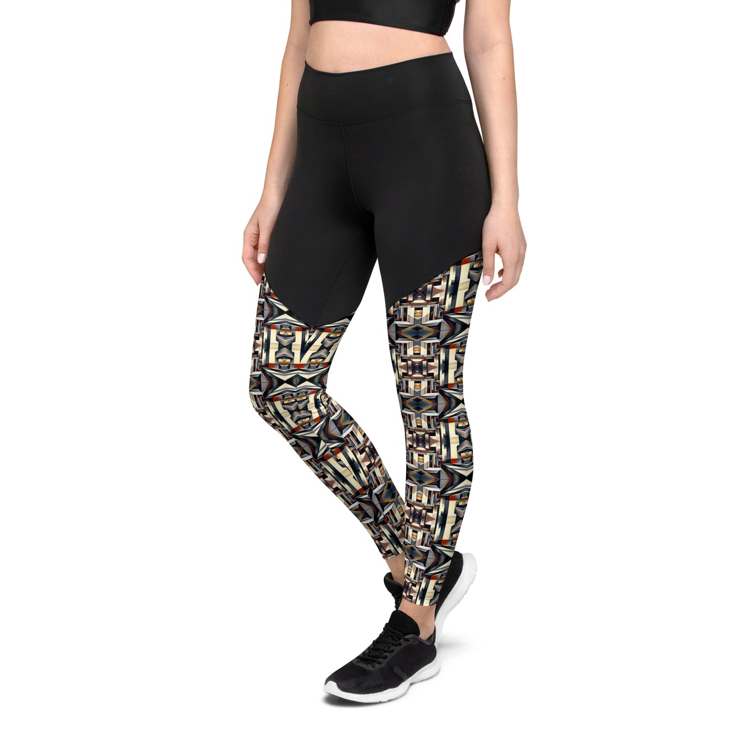 DMV 0133 Conceptual Artsy Sports Leggings