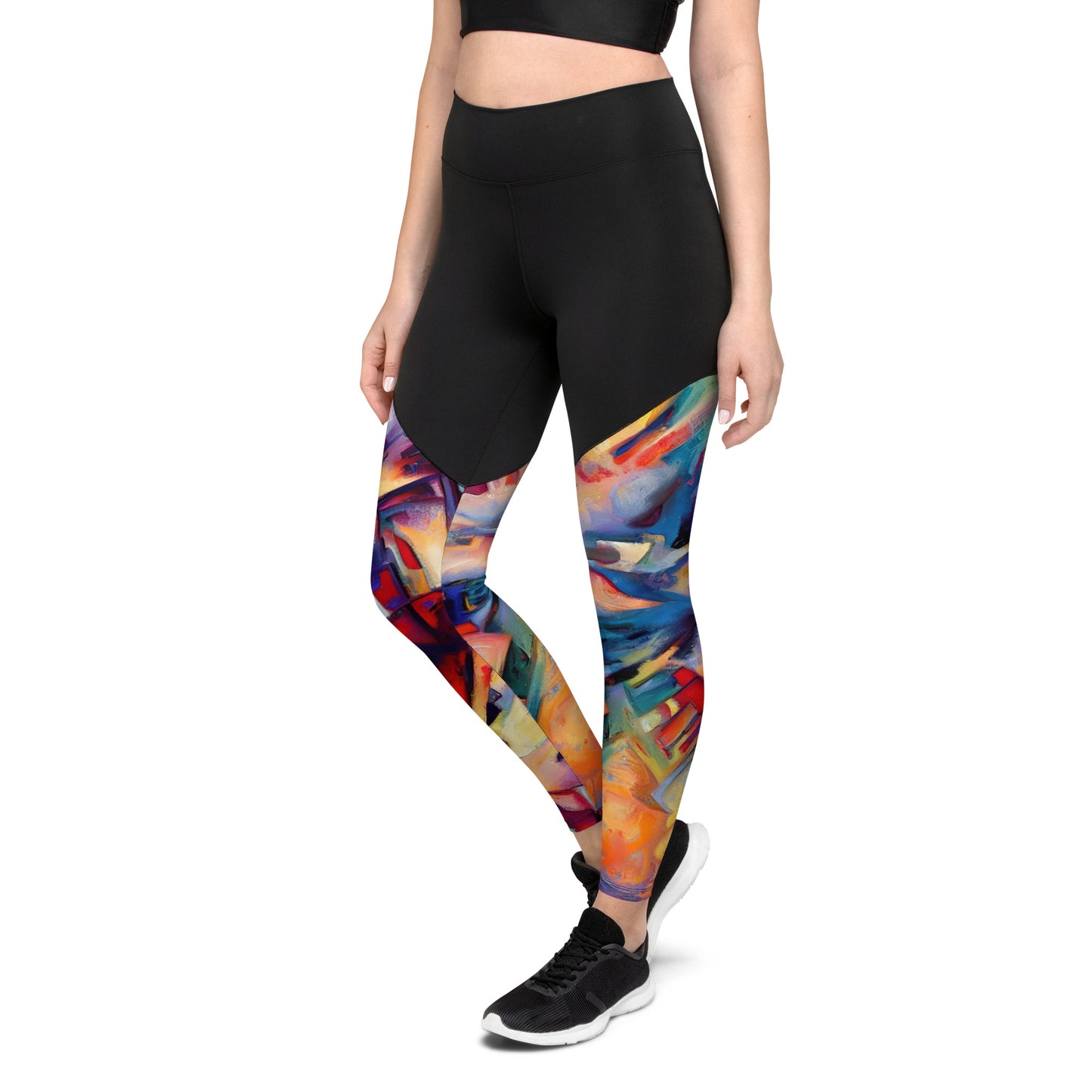 DMV 0308 Abstract Art Sports Leggings