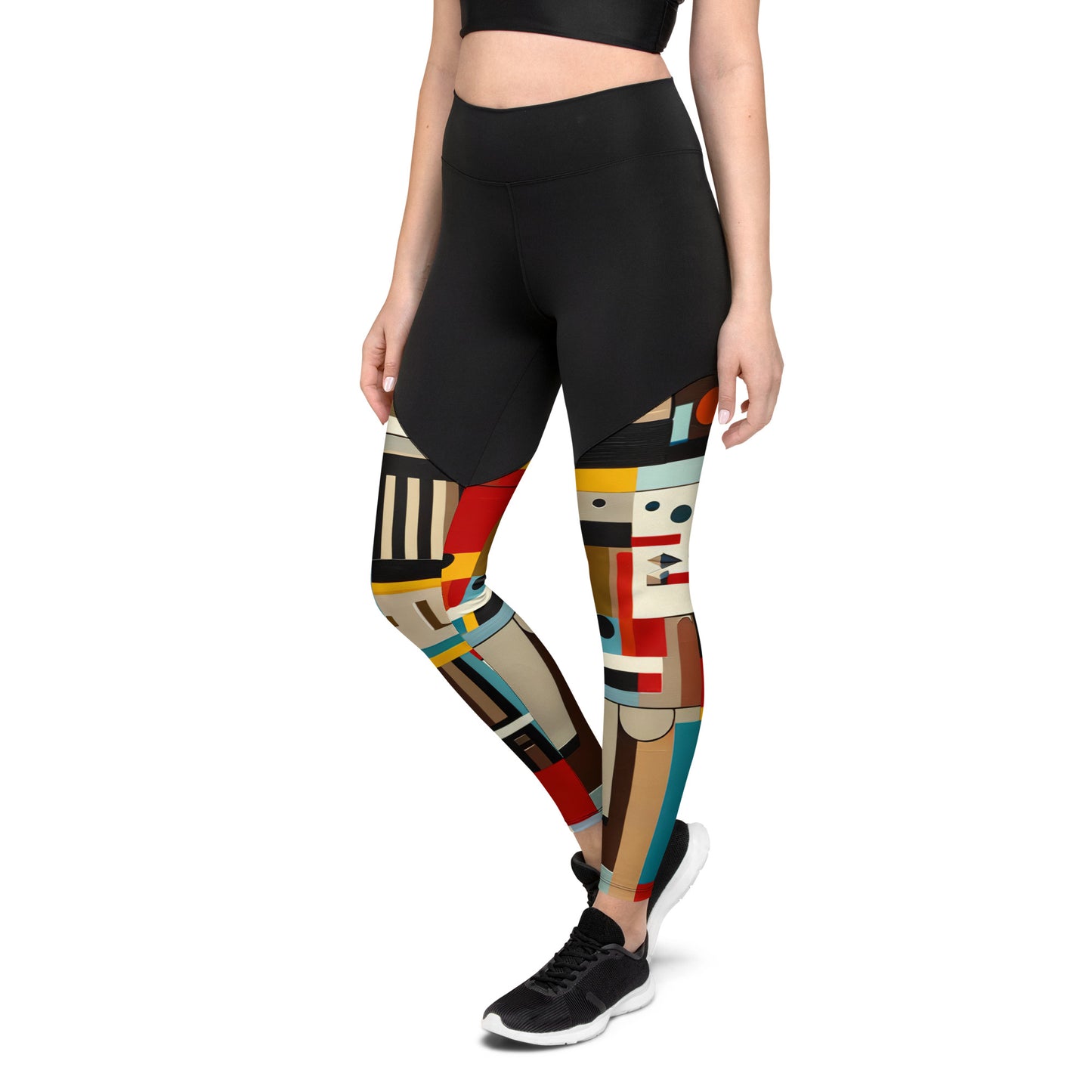 DMV 0413 Abstract Art Sports Leggings