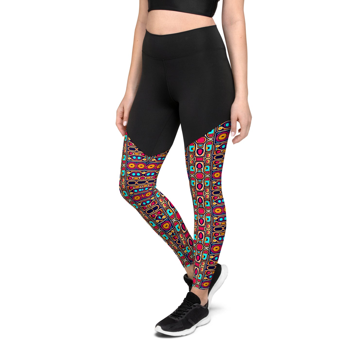 DMV 0185 Vintage Artsy Sports Leggings