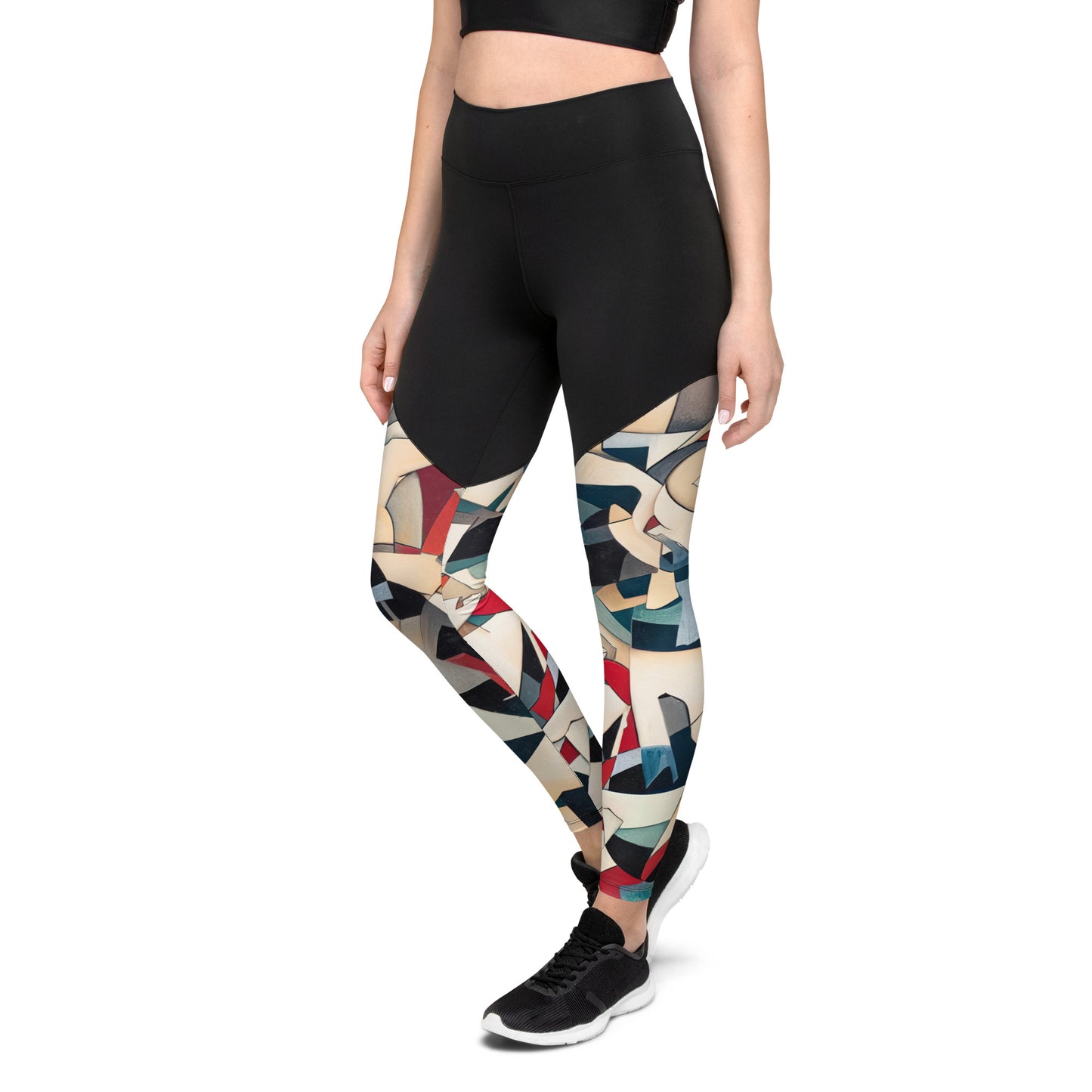 DMV 0508 Abstract Art Sports Leggings