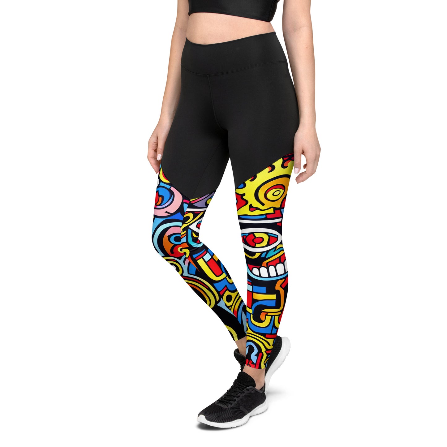 DMV 0877 Psy Art Sports Leggings