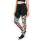 DMV 0859 Vintage Artsy Sports Leggings