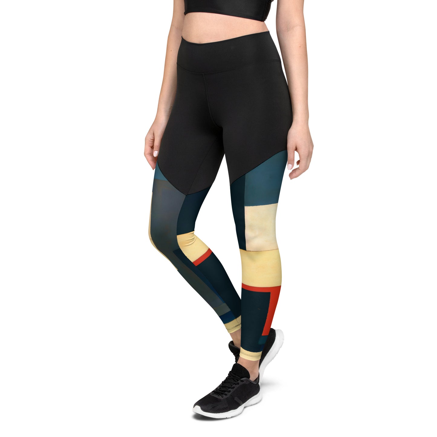 DMV 0313 Abstract Art Sports Leggings