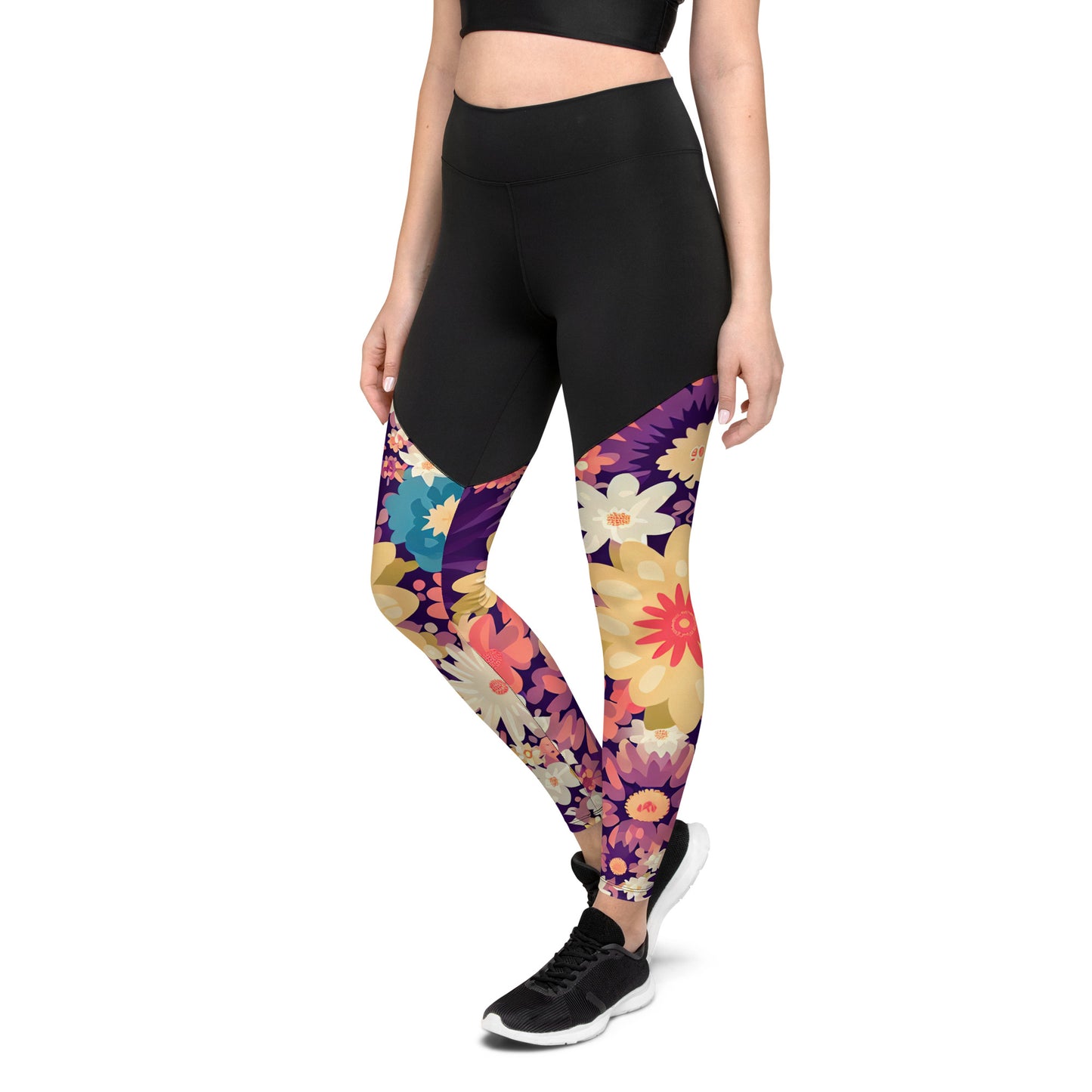 DMV 1897 Floral Sports Leggings