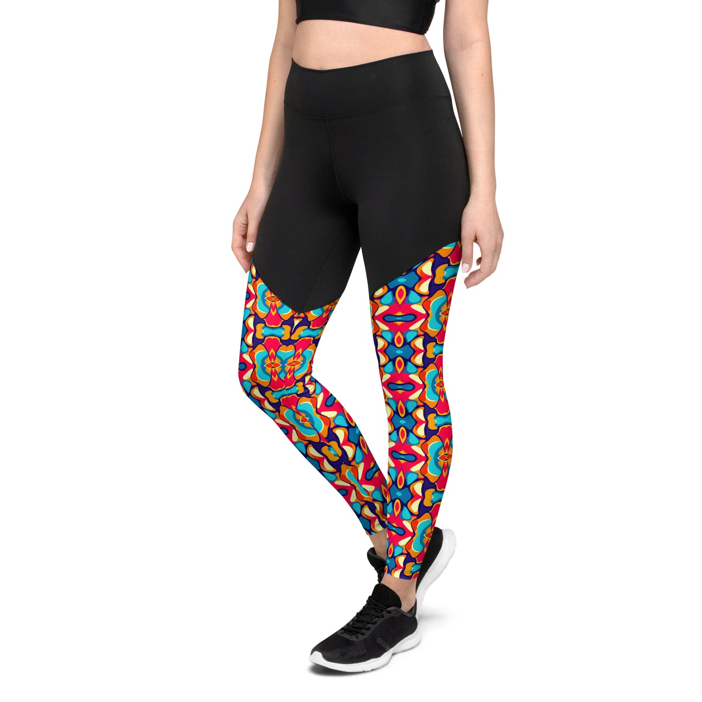 DMV 0575 Vintage Artsy Sports Leggings