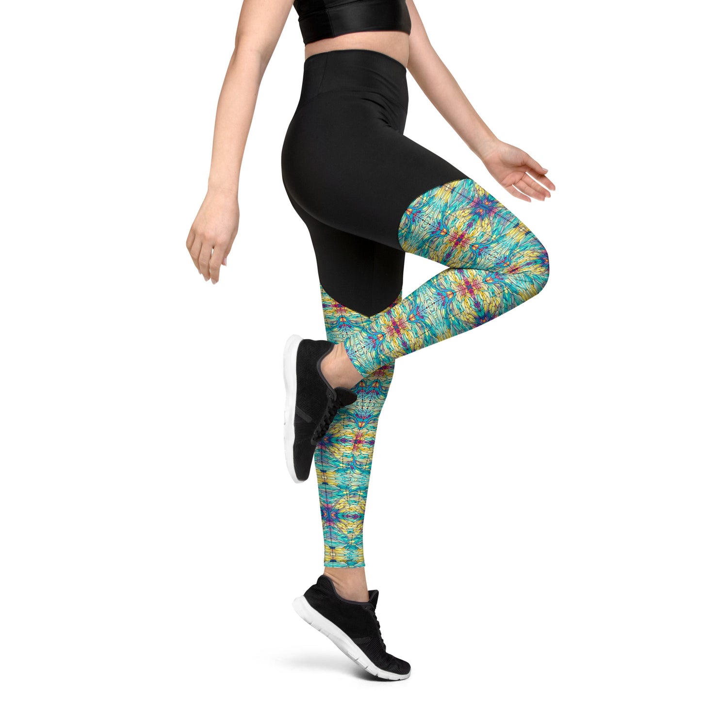 DMV 0231 Chic Boho Sports Leggings