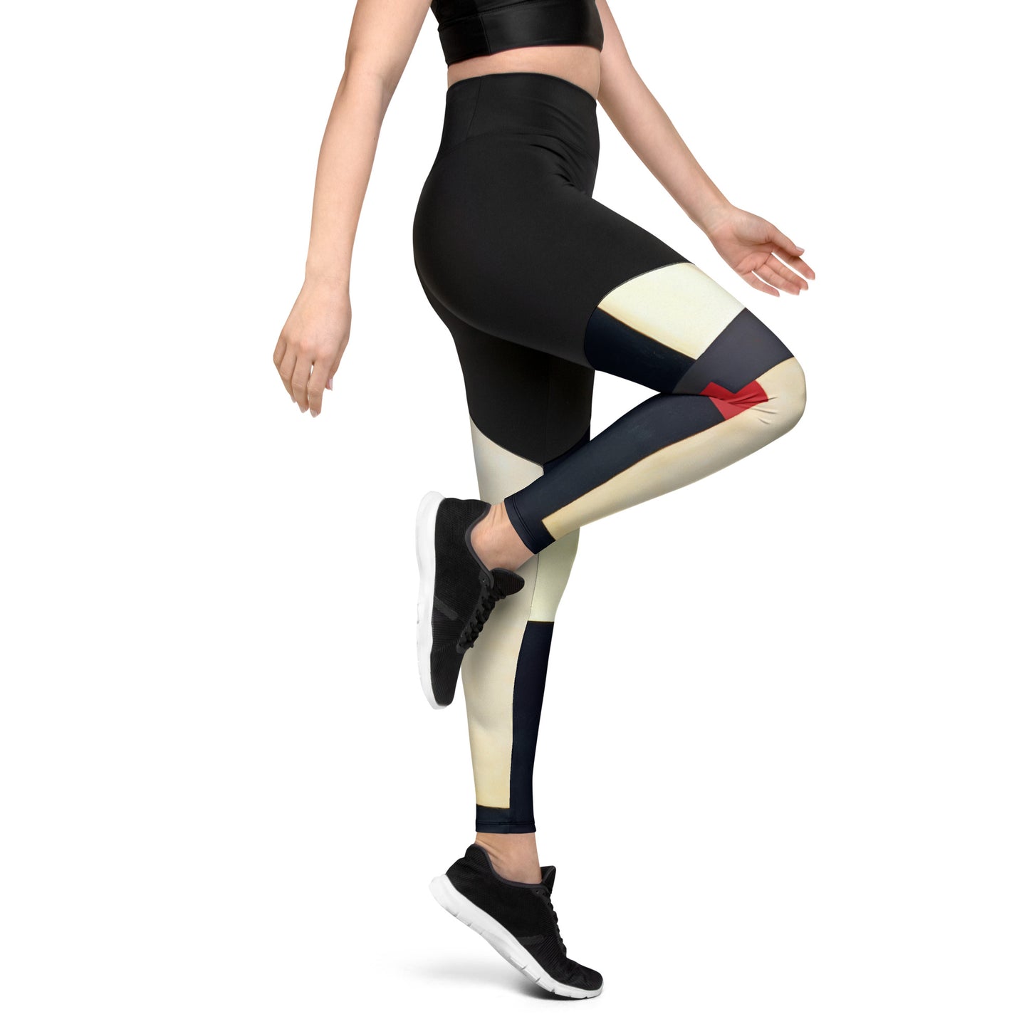 DMV 0212 Abstract Art Sports Leggings