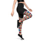 DMV 0036 Vintage Artsy Sports Leggings