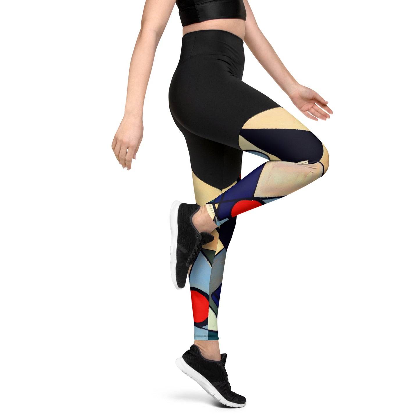 DMV 0234 Abstract Art Sports Leggings