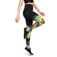 DMV 0258 Retro Art Sports Leggings