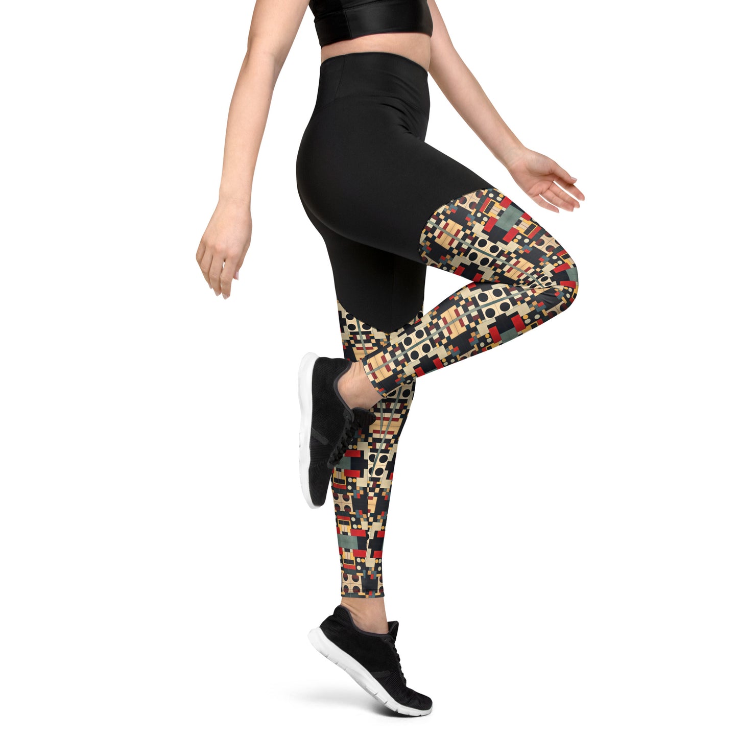 DMV 0510 Geo Boho Sports Leggings