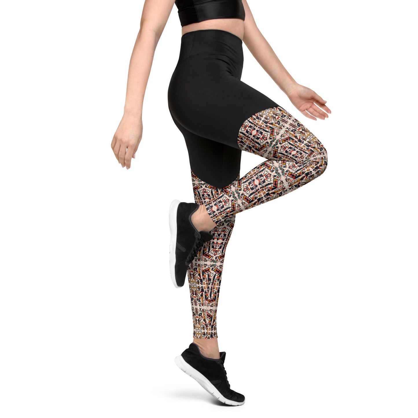 DMV 0432 Classic Boho Sports Leggings