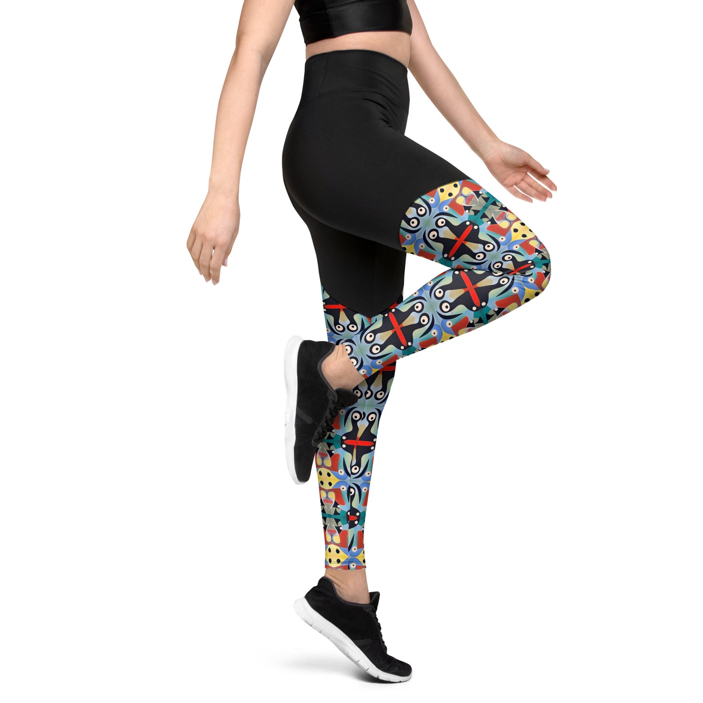 DMV 2050 Vintage Artsy Sports Leggings