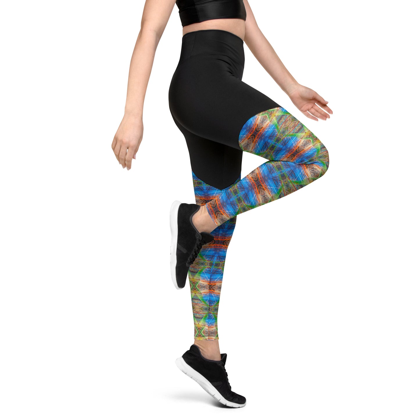 DMV 1305 Avant Garde Artsy Sports Leggings