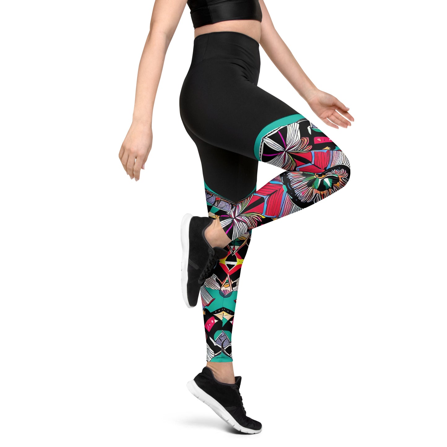 DMV 1445 Boho Sports Leggings