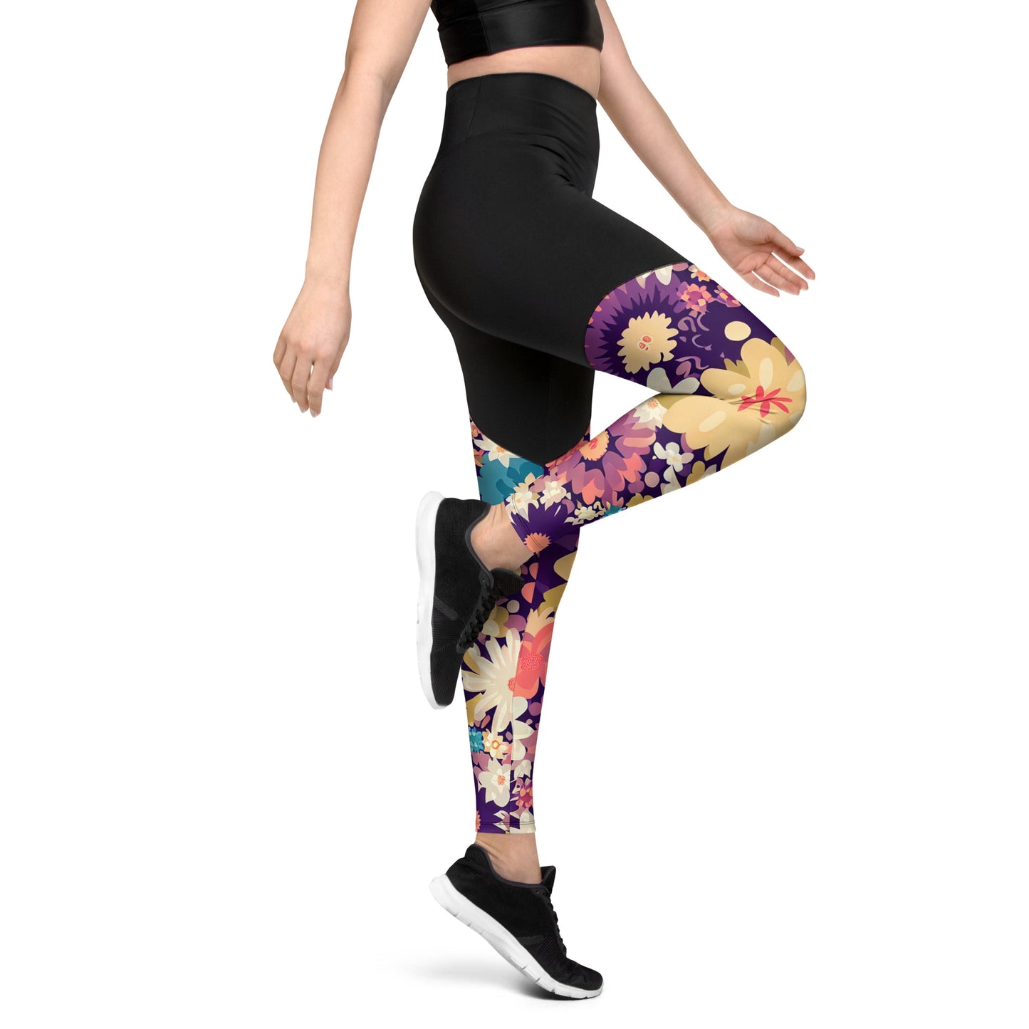 DMV 1897 Floral Sports Leggings