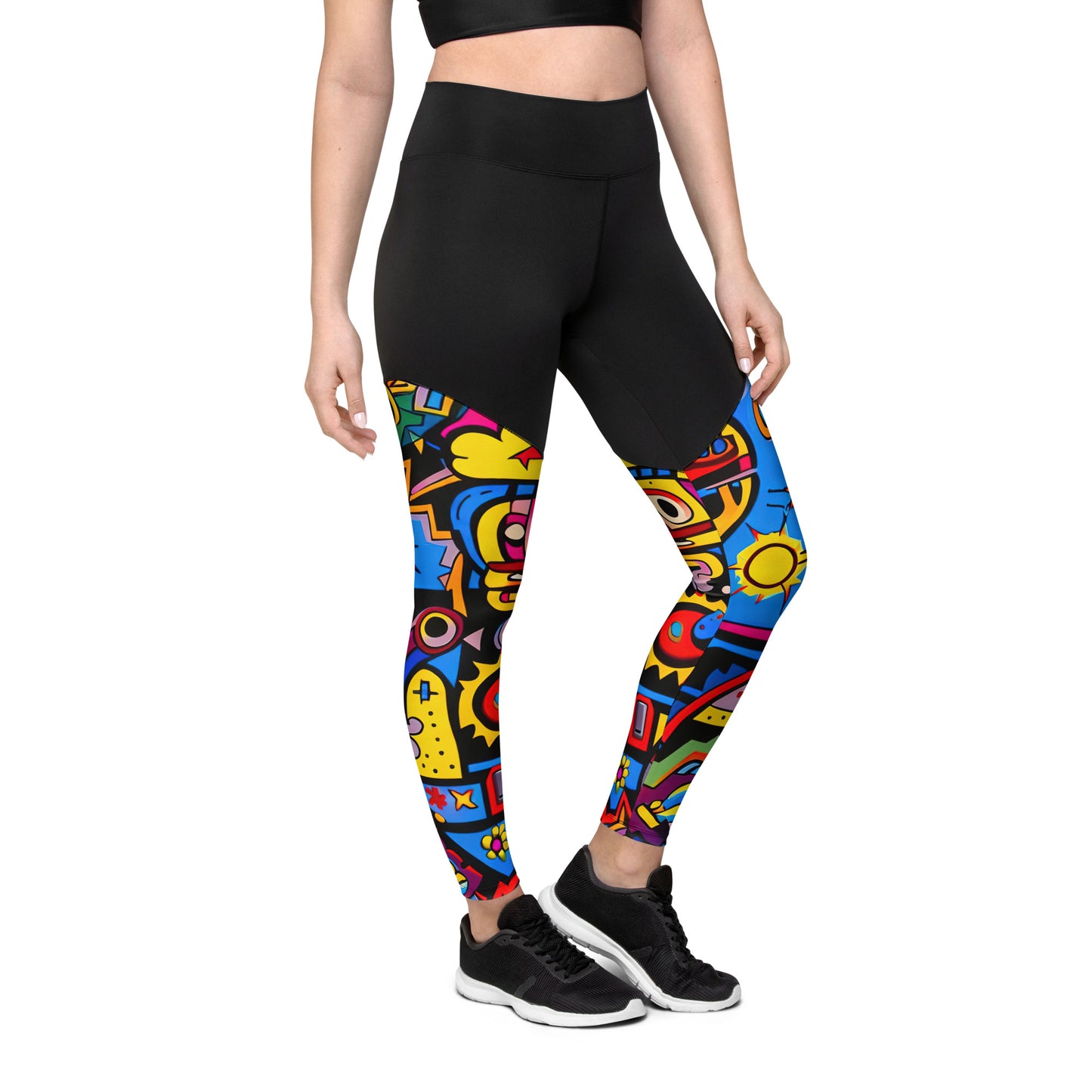 DMV 0235 Psy Art Sports Leggings