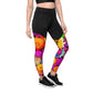 DMV 0238 Floral Sports Leggings