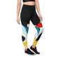 DMV 0037 Retro Art Sports Leggings