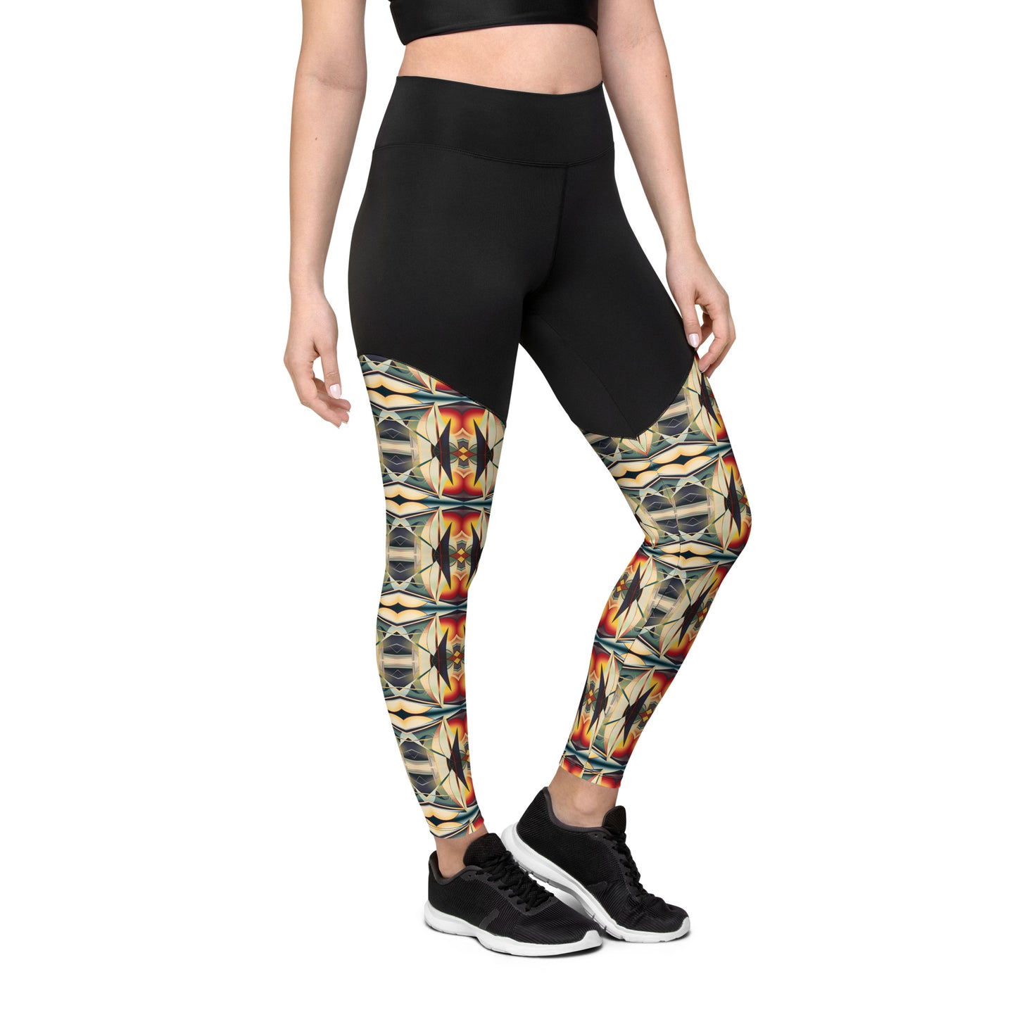 DMV 0059 Conceptual Artsy Sports Leggings