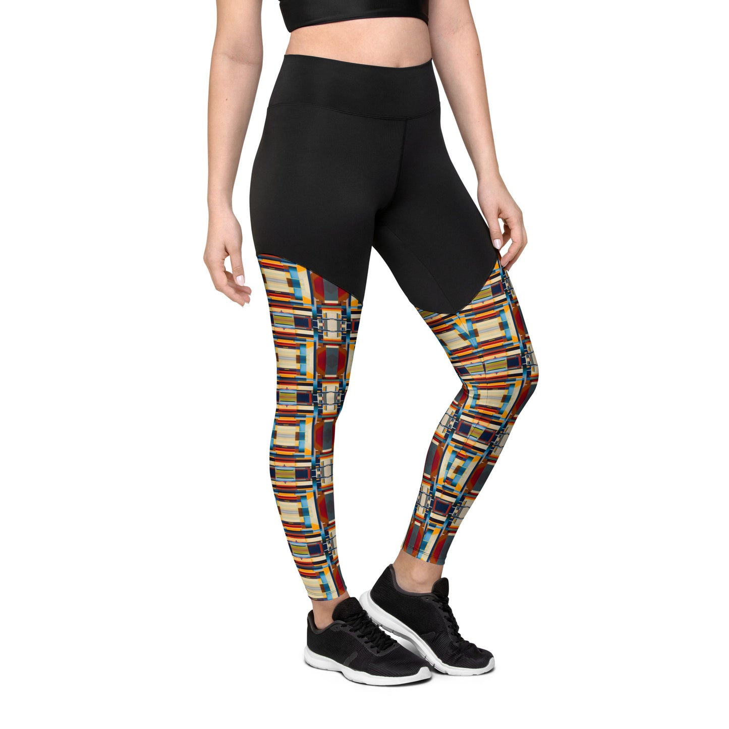 DMV 0244 Geo Boho Sports Leggings