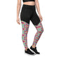 DMV 0010 Vintage Artsy Sports Leggings