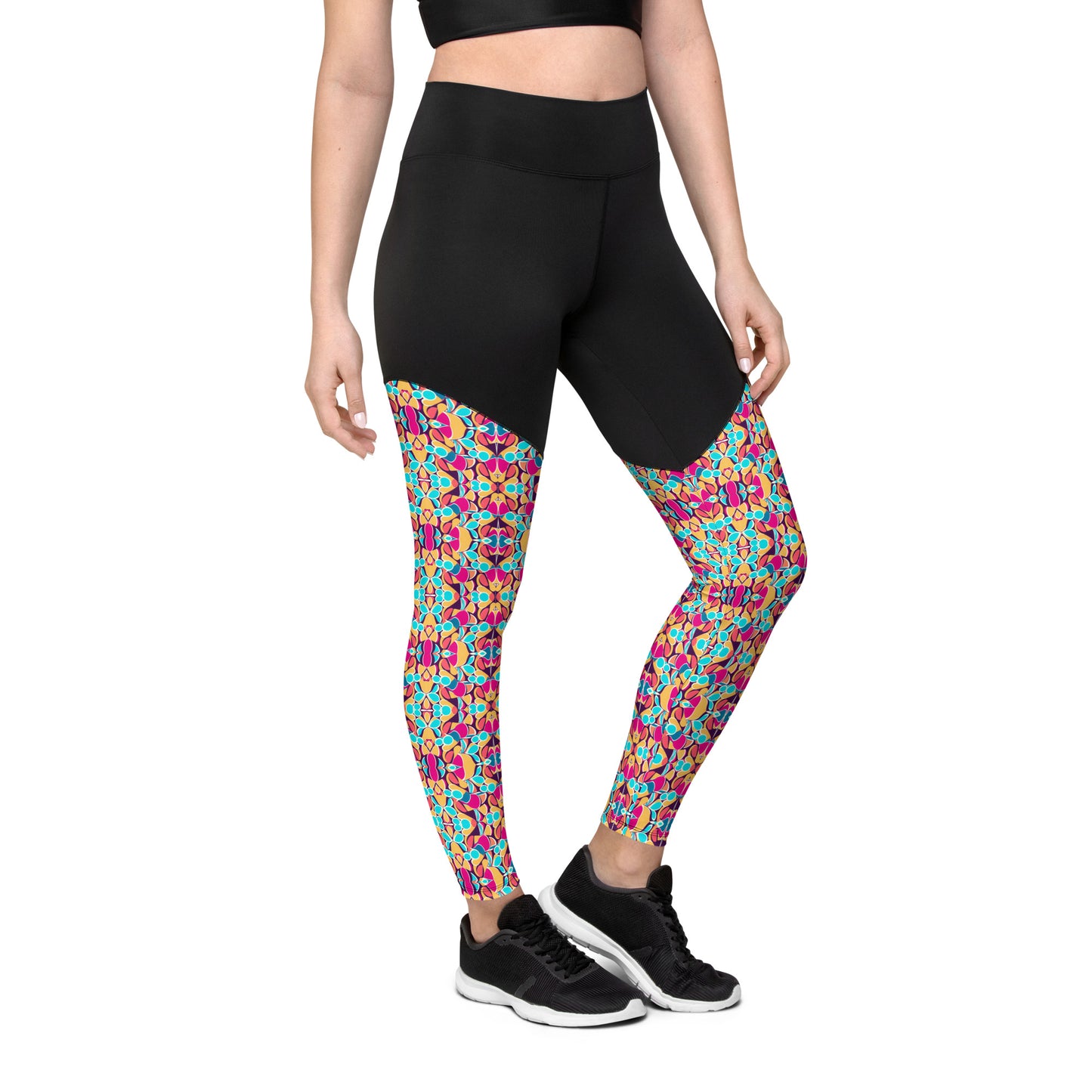 DMV 0010 Vintage Artsy Sports Leggings