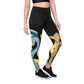 DMV 0242 Retro Art Sports Leggings