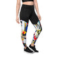 DMV 0124 Retro Art Sports Leggings