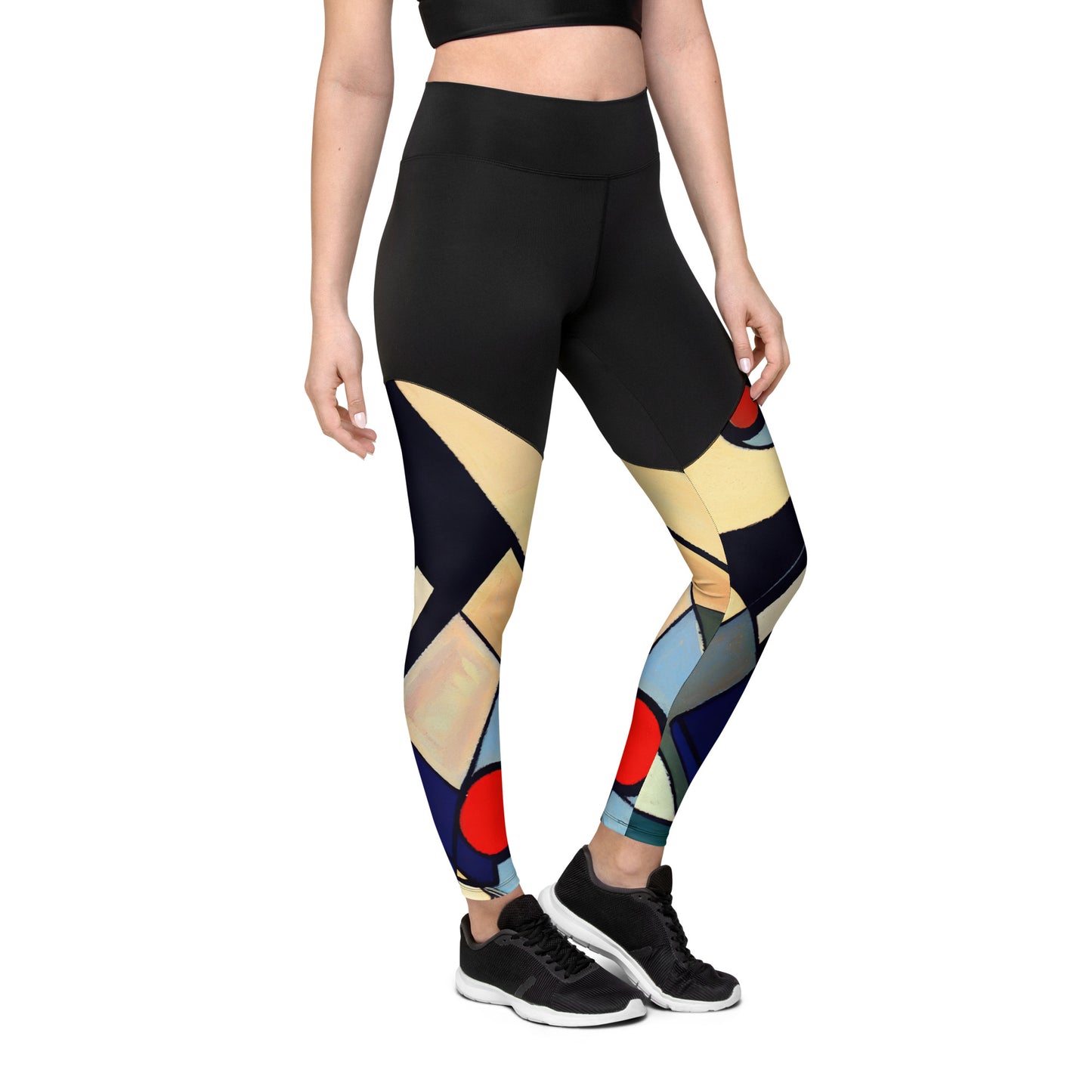 DMV 0234 Abstract Art Sports Leggings