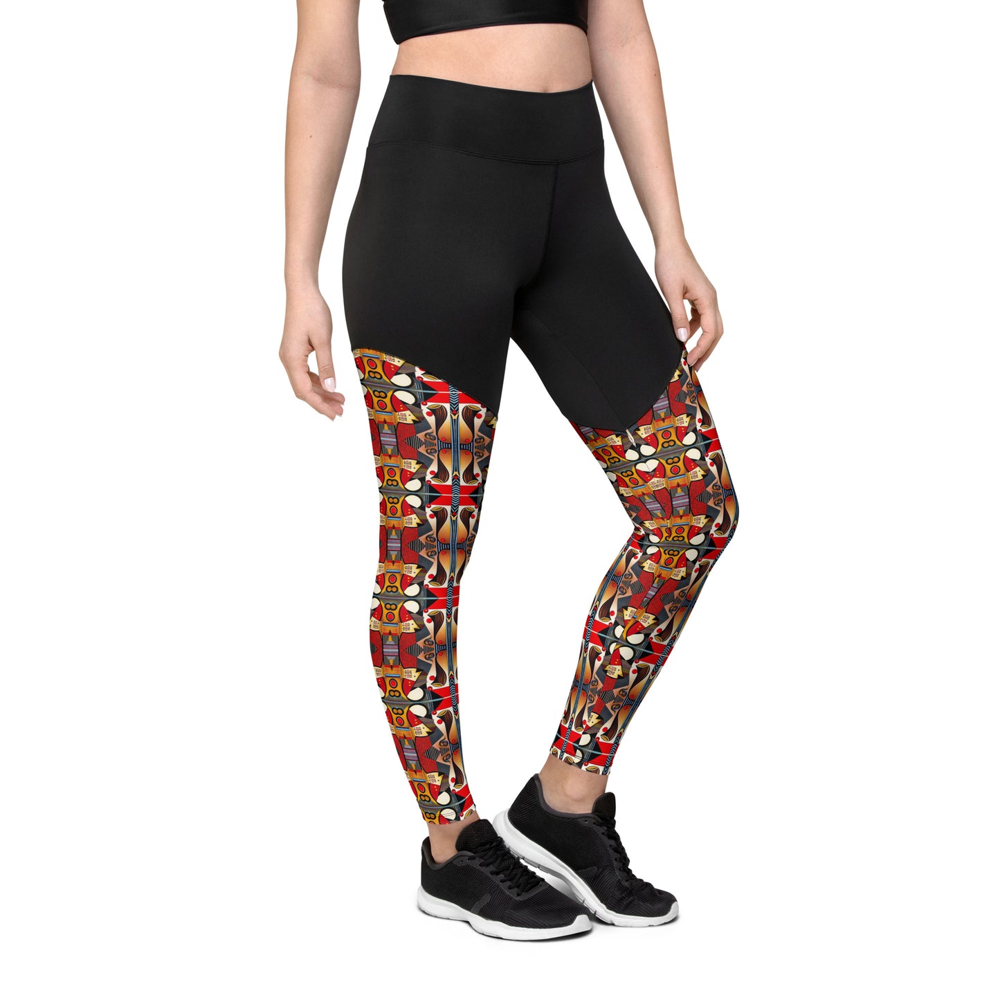 DMV 0208 Chic Boho Sports Leggings