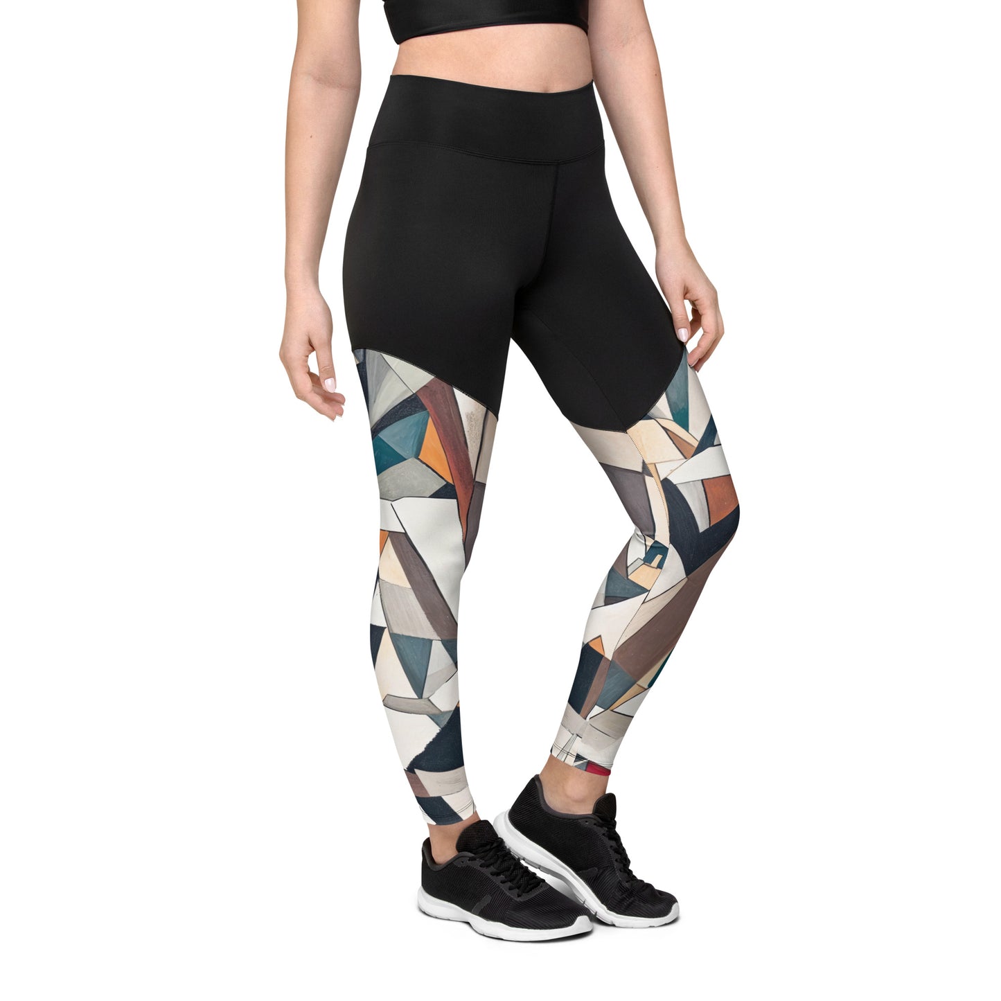 DMV 0264 Abstract Art Sports Leggings