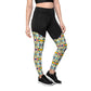 DMV 0102 Vintage Artsy Sports Leggings