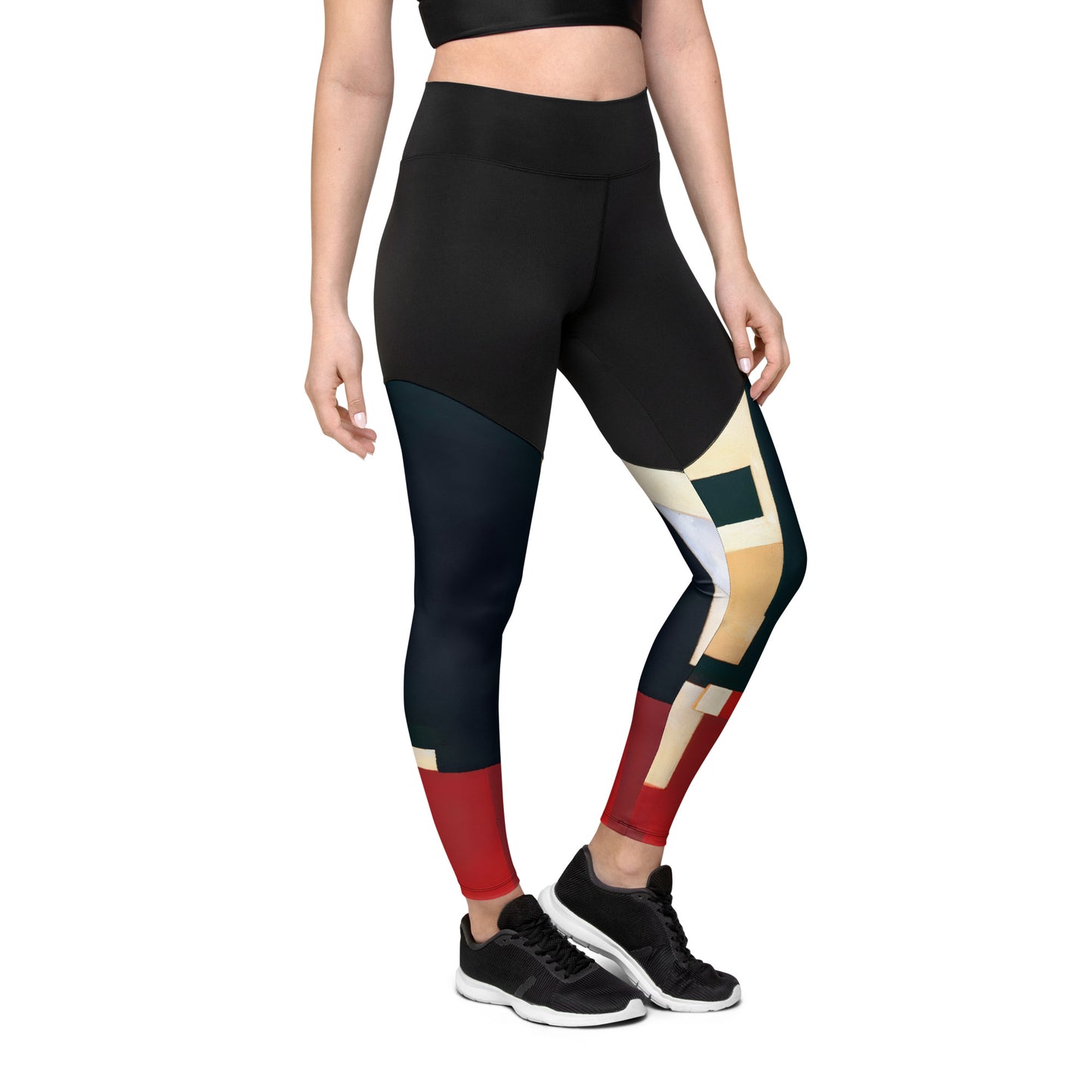 DMV 0223 Abstract Art Sports Leggings