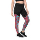 DMV 0094 Vintage Artsy Sports Leggings