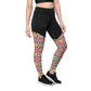 DMV 0160 Vintage Artsy Sports Leggings