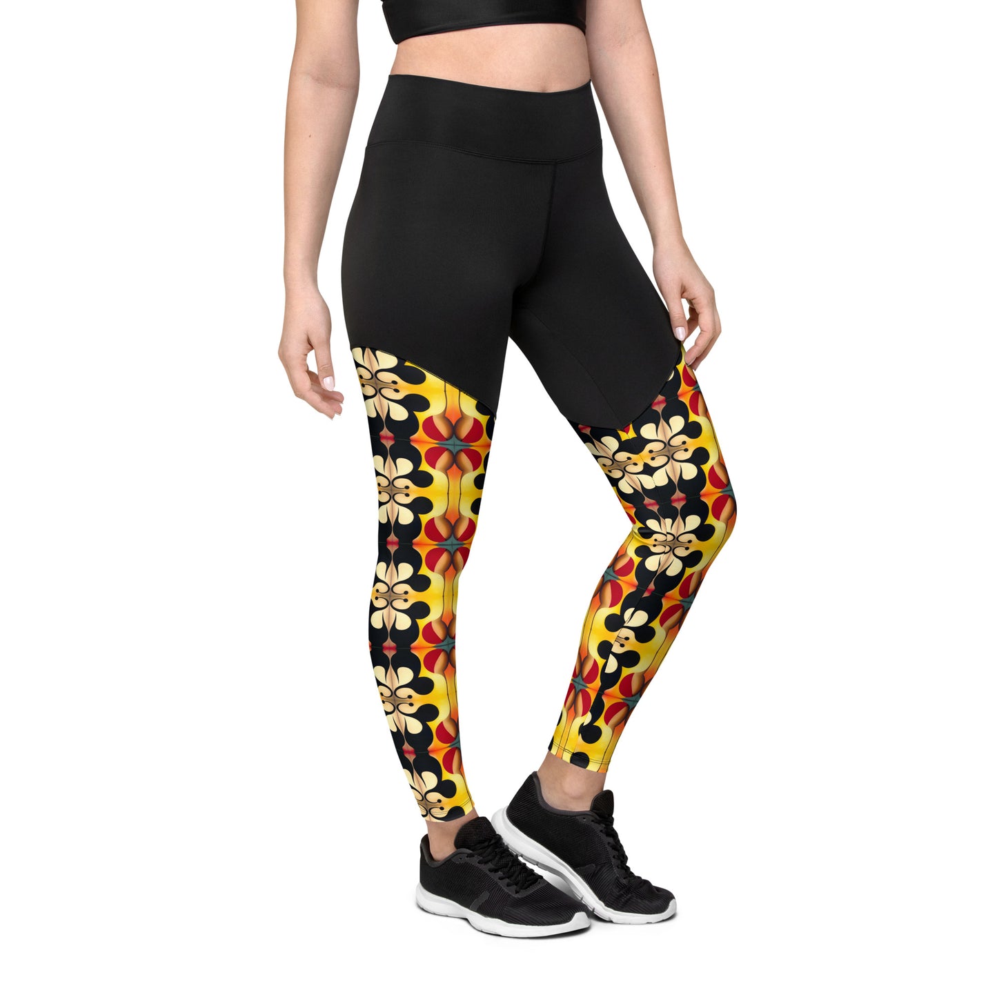 DMV 0215 Vintage Artsy Sports Leggings