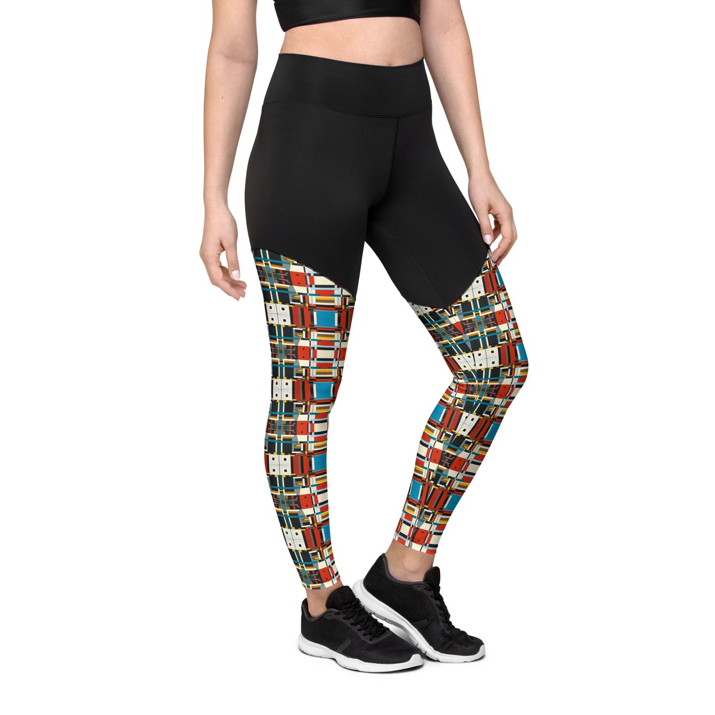 DMV 0410 Geo Boho Sports Leggings