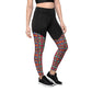 DMV 0185 Vintage Artsy Sports Leggings