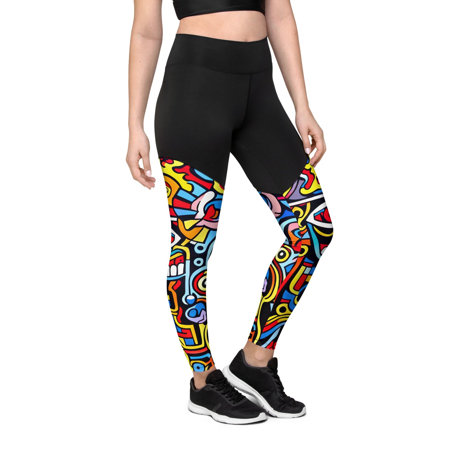 DMV 0877 Psy Art Sports Leggings