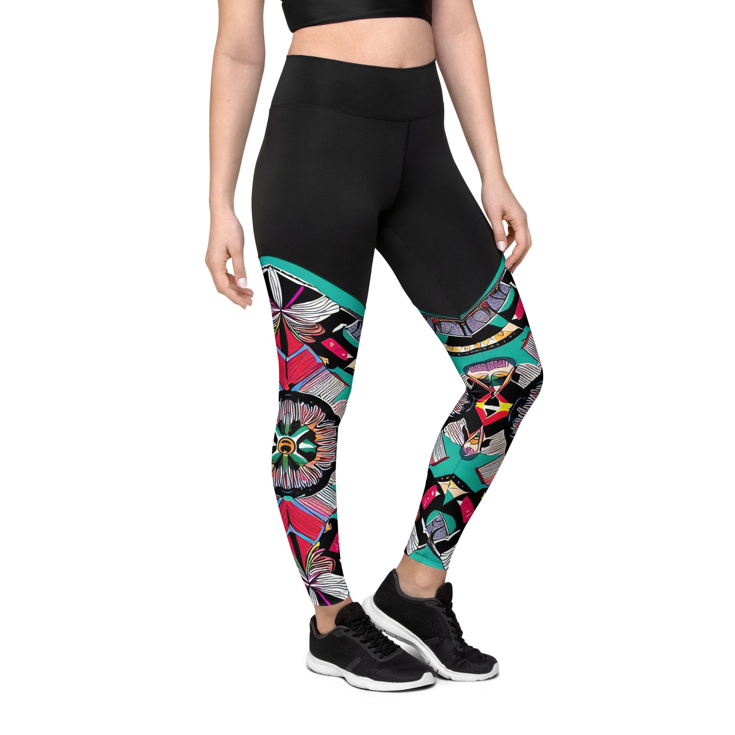 DMV 1445 Boho Sports Leggings