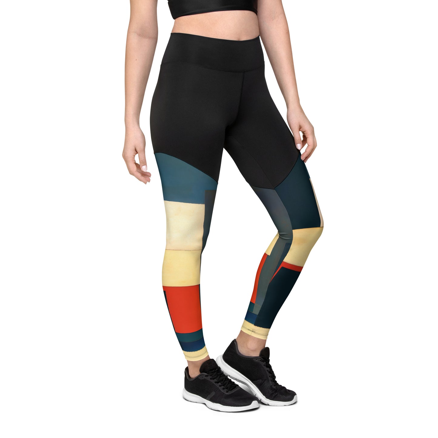 DMV 0313 Abstract Art Sports Leggings