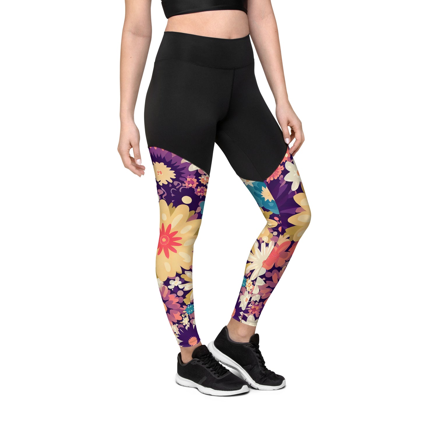 DMV 1897 Floral Sports Leggings