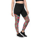 DMV 0575 Vintage Artsy Sports Leggings