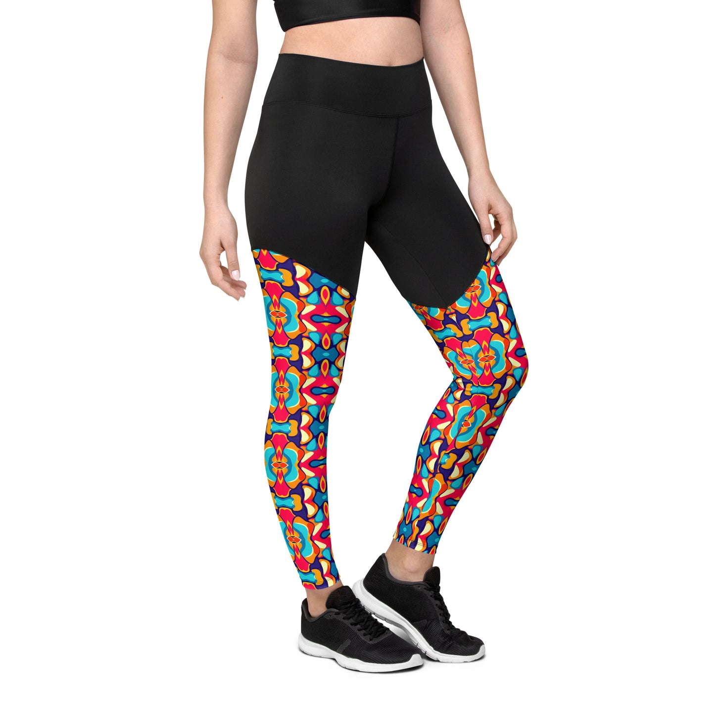 DMV 0575 Vintage Artsy Sports Leggings