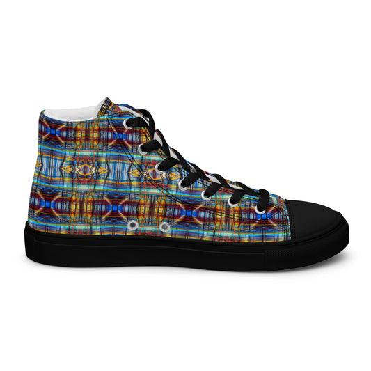 DMV 0228 Avant Garde Artsy Women’s high top canvas shoes