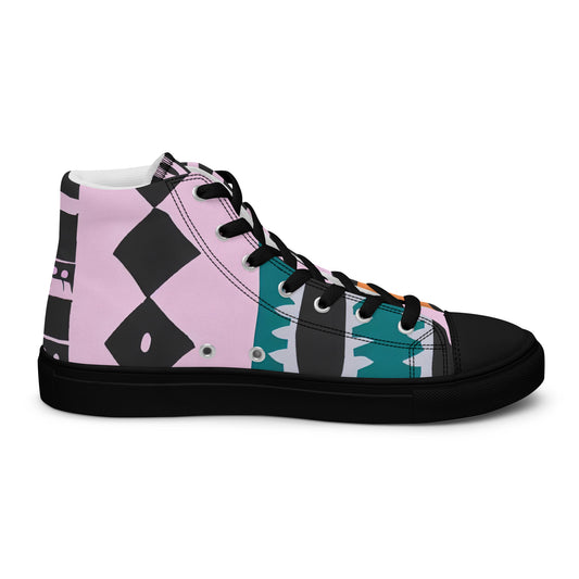 DMV 0229 Boho Women’s high top canvas shoes