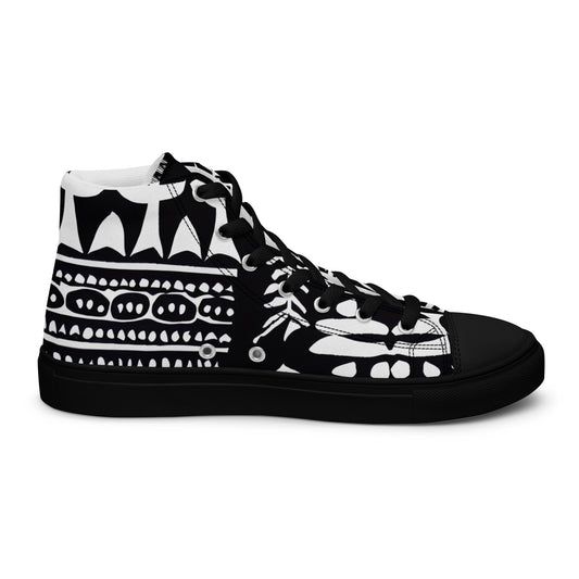 DMV 0060 Boho Women’s high top canvas shoes