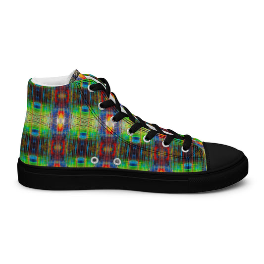 DMV 0077 Avant Garde Artsy Women’s high top canvas shoes